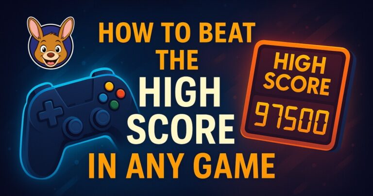How to Beat the High Score in Any Game on K4 Games Website/App