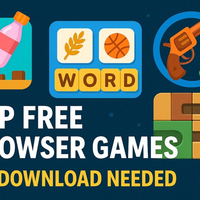 Top Free Browser Games to Play on K4 Games (2025) – No Download Needed